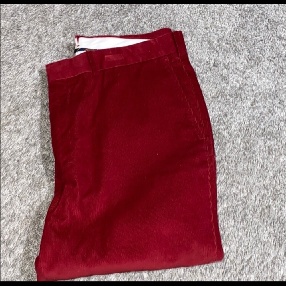 Lands ends velvet corduroy tailored pants